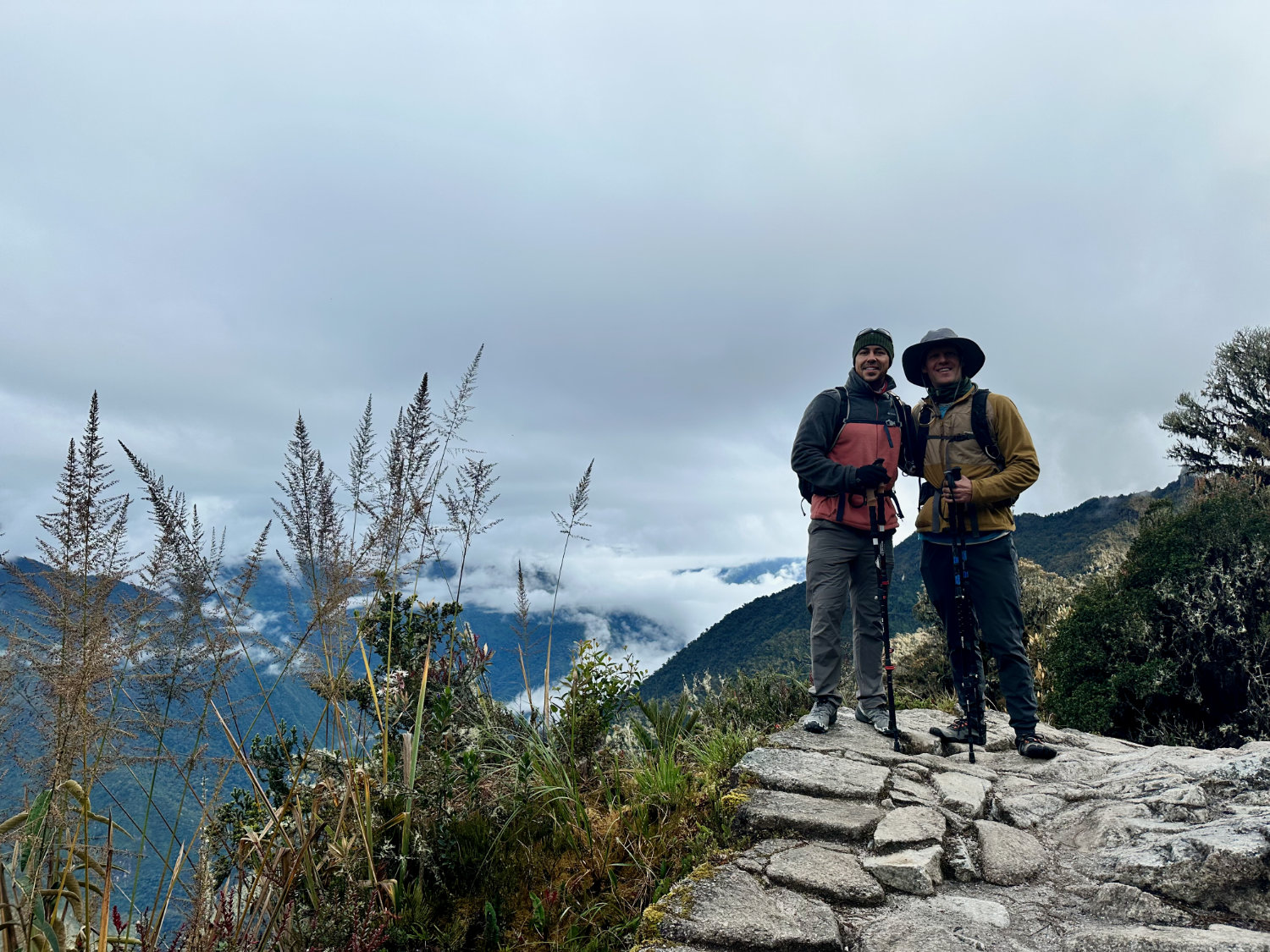 Staring out Inca Trail trek adventure with our besties