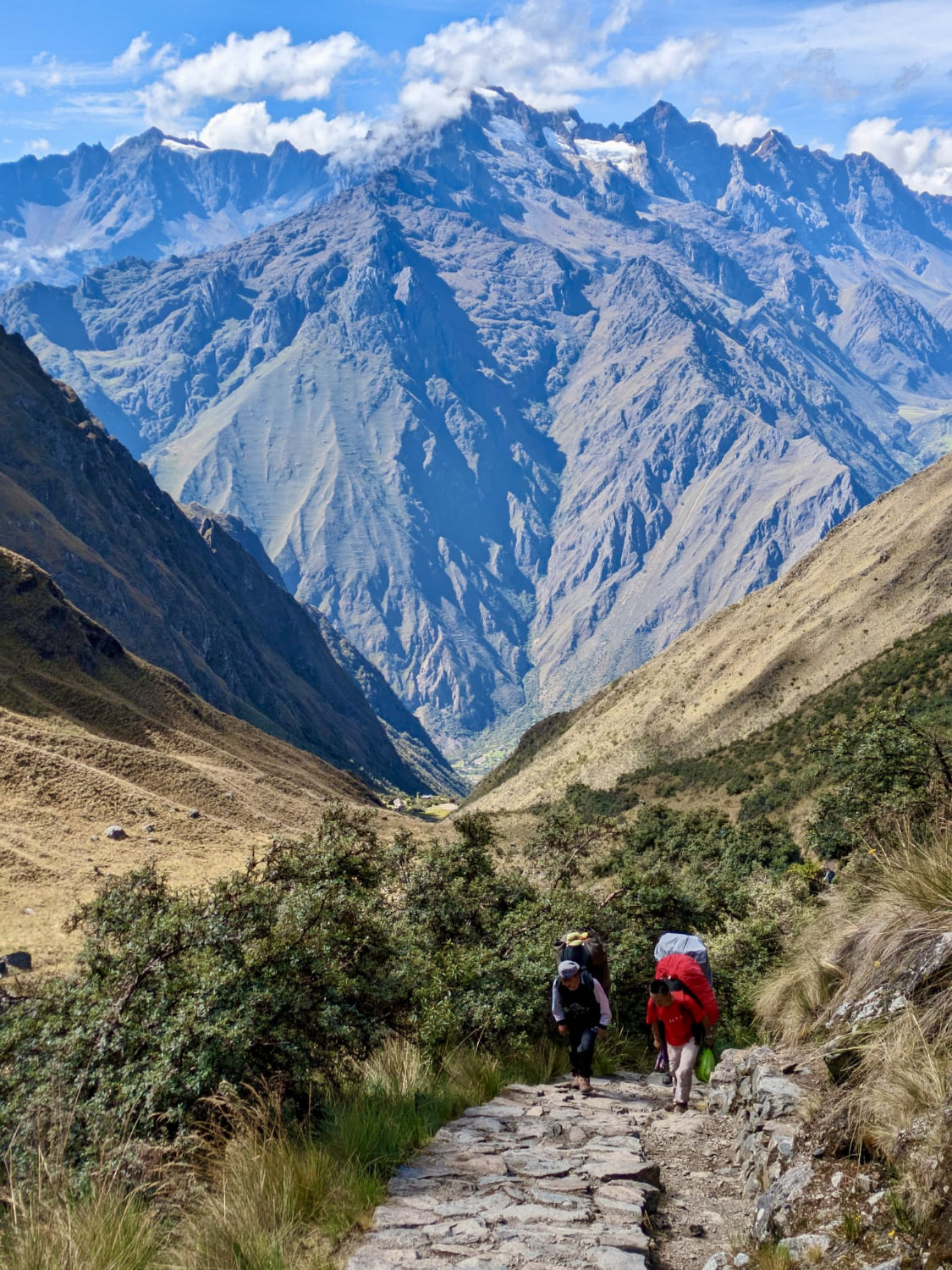 Porter on day 2 of Inca Trail