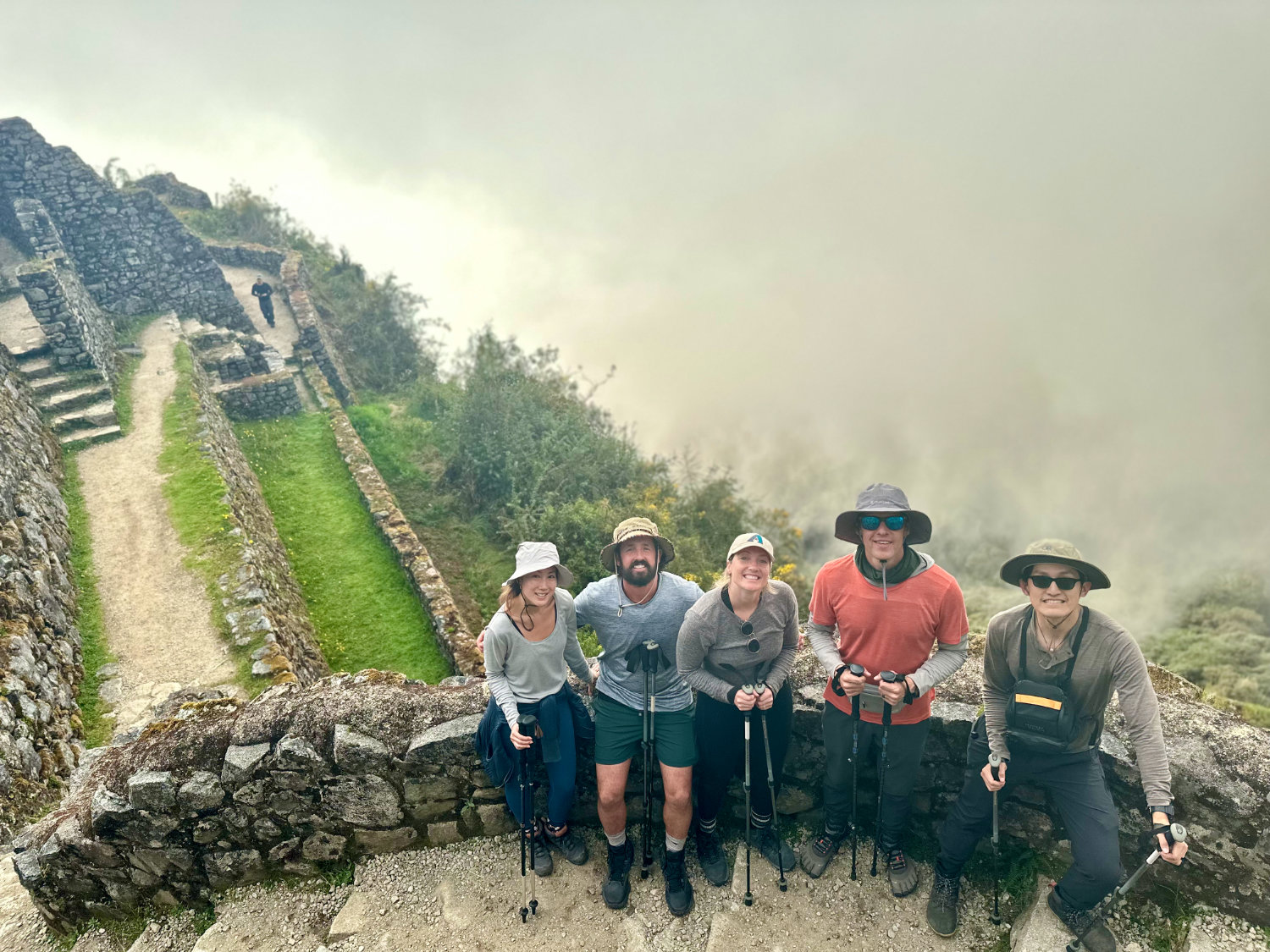 With some friends we made on the trek