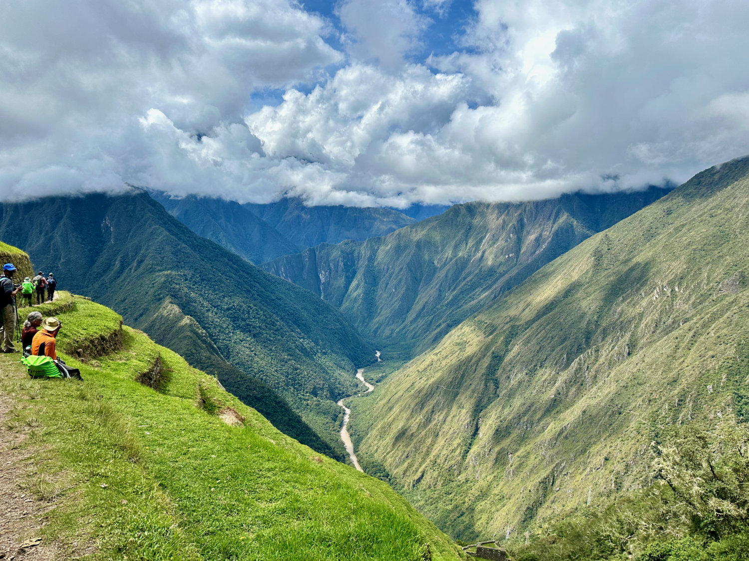 Intipata ruins on day 2 of the inca trail