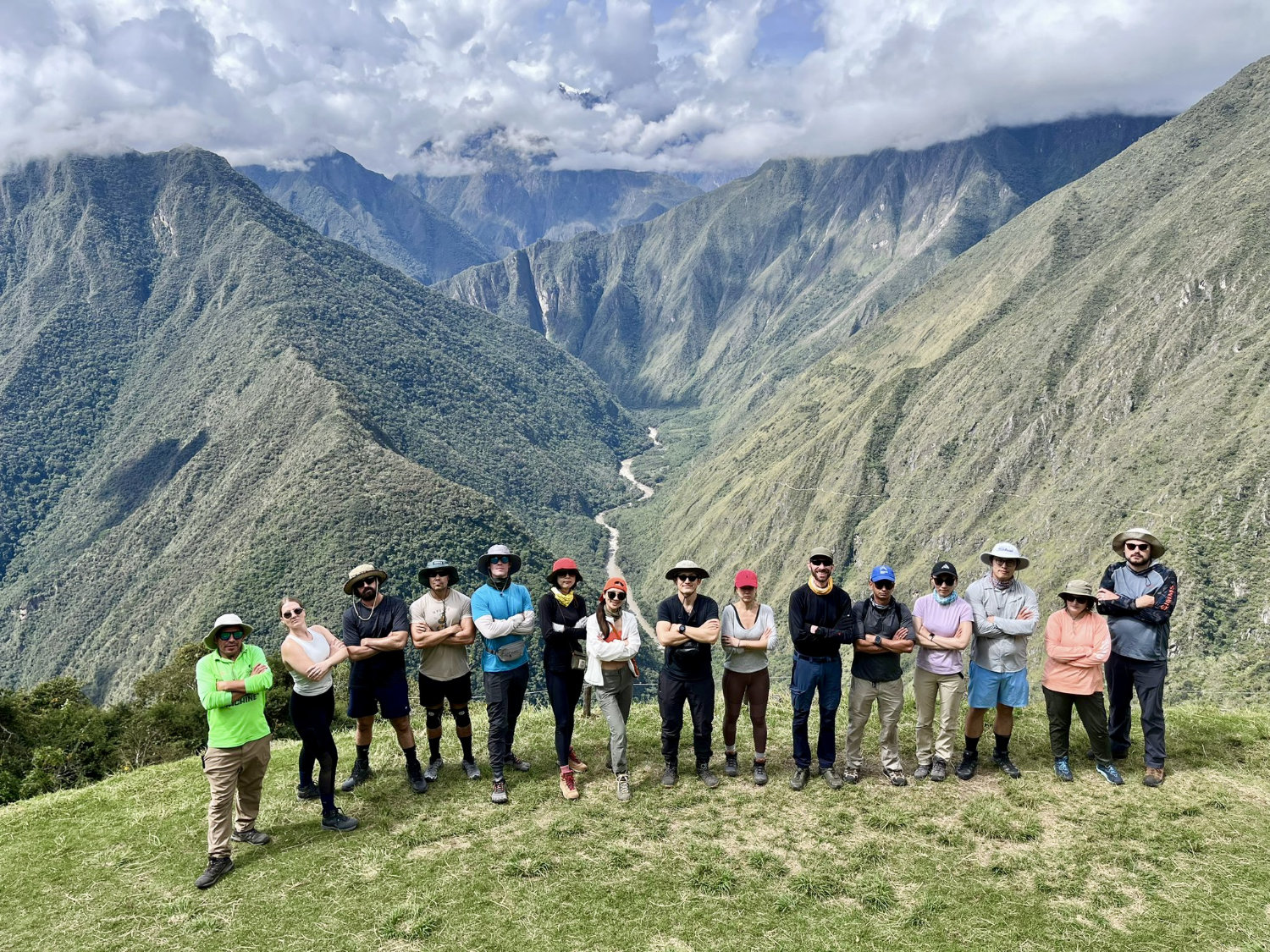 Group picture at Machu Picchu