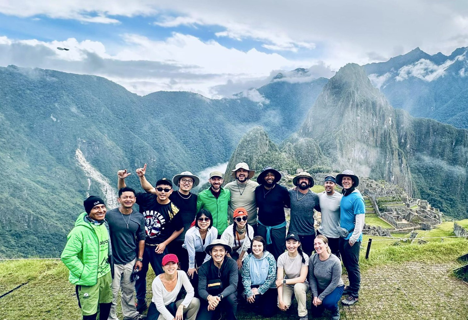 Group picture at Machu Picchu