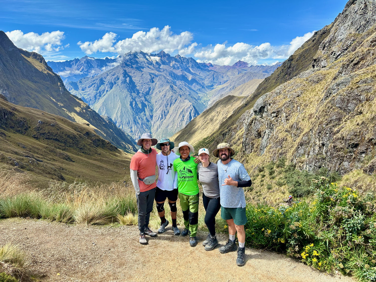 Hiking boots and Vibram Five Finger shoes used on the Inca Trail trek