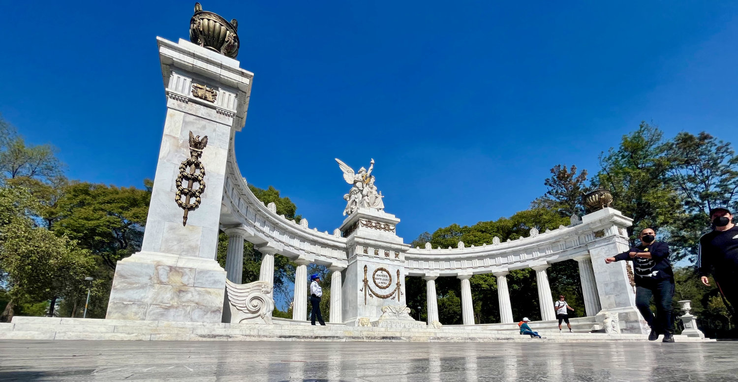 Benito Juarez Monument in the Historic Center of Mexico City