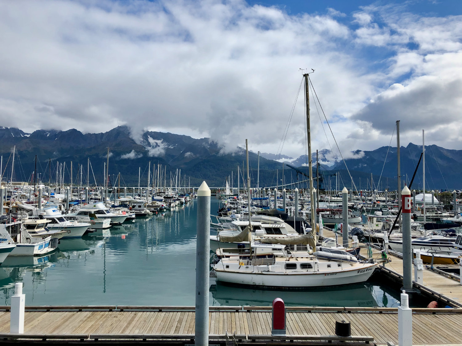 The marina in Seward Alaska