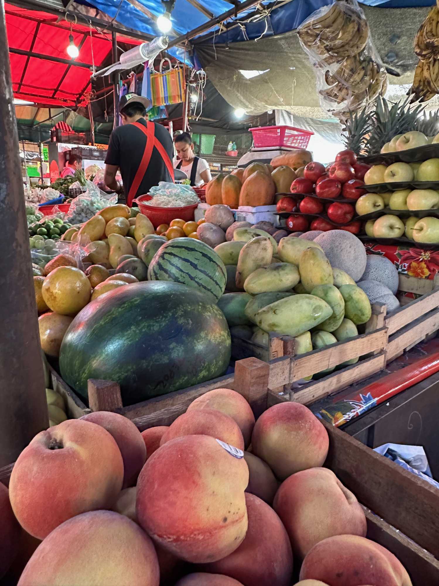 Fresh fruits at the Tepoztlán market