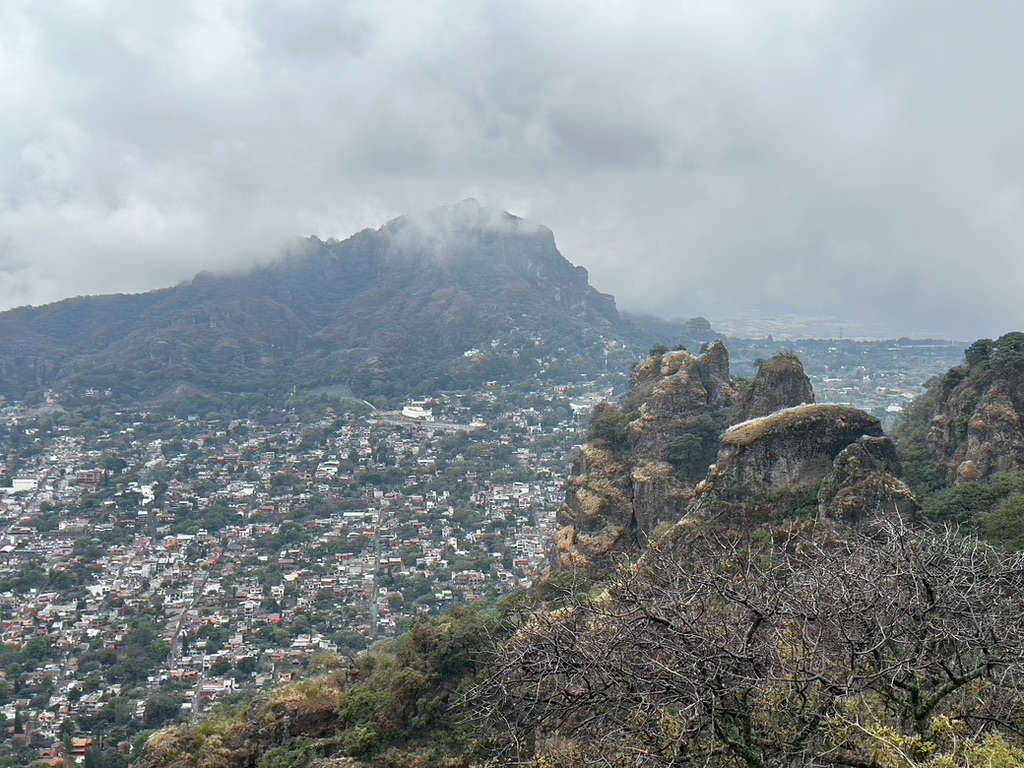 view from El Tepozteco