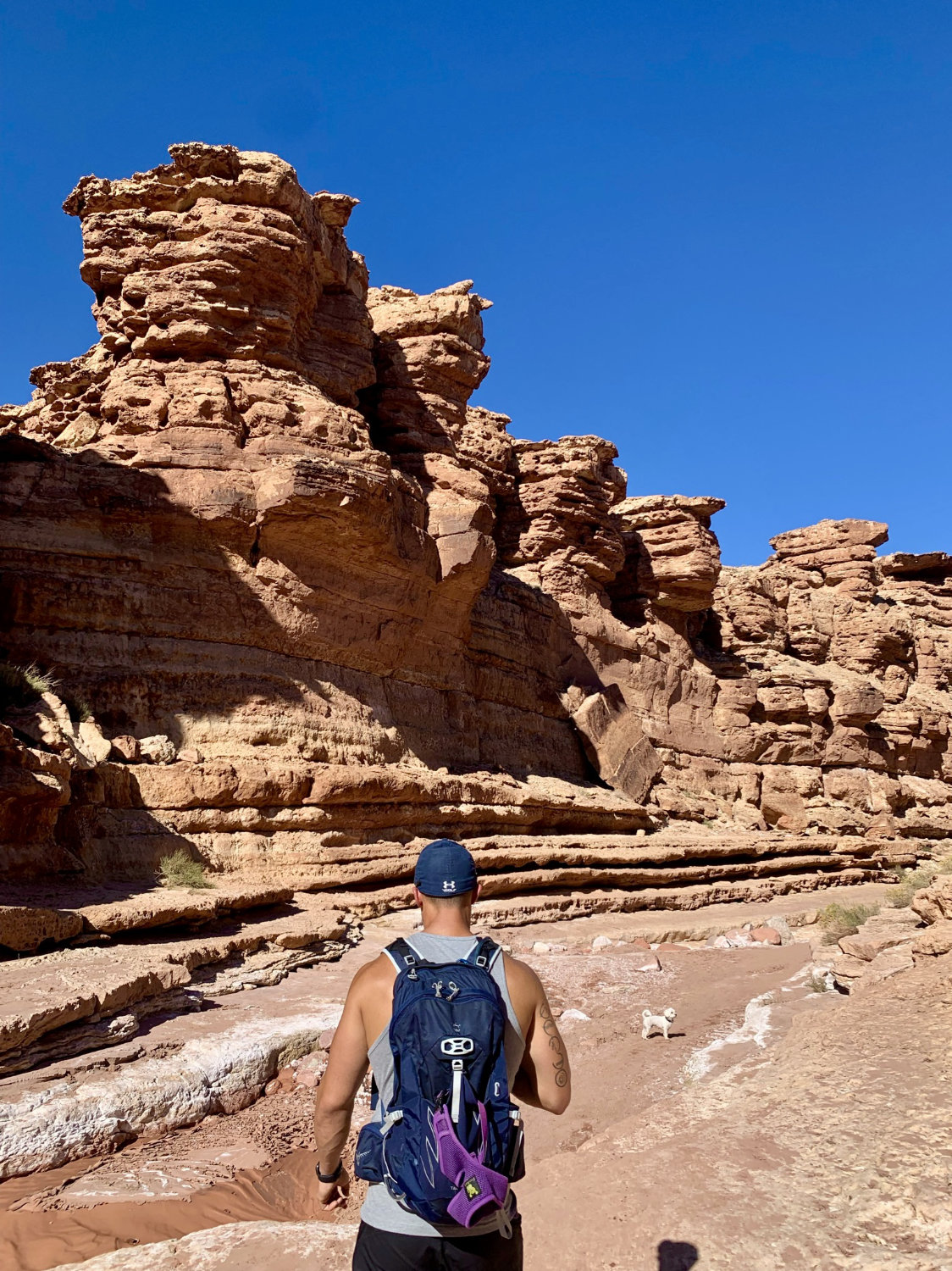 Cathedral Wash hike just south of Page Arizone near Marble canyon