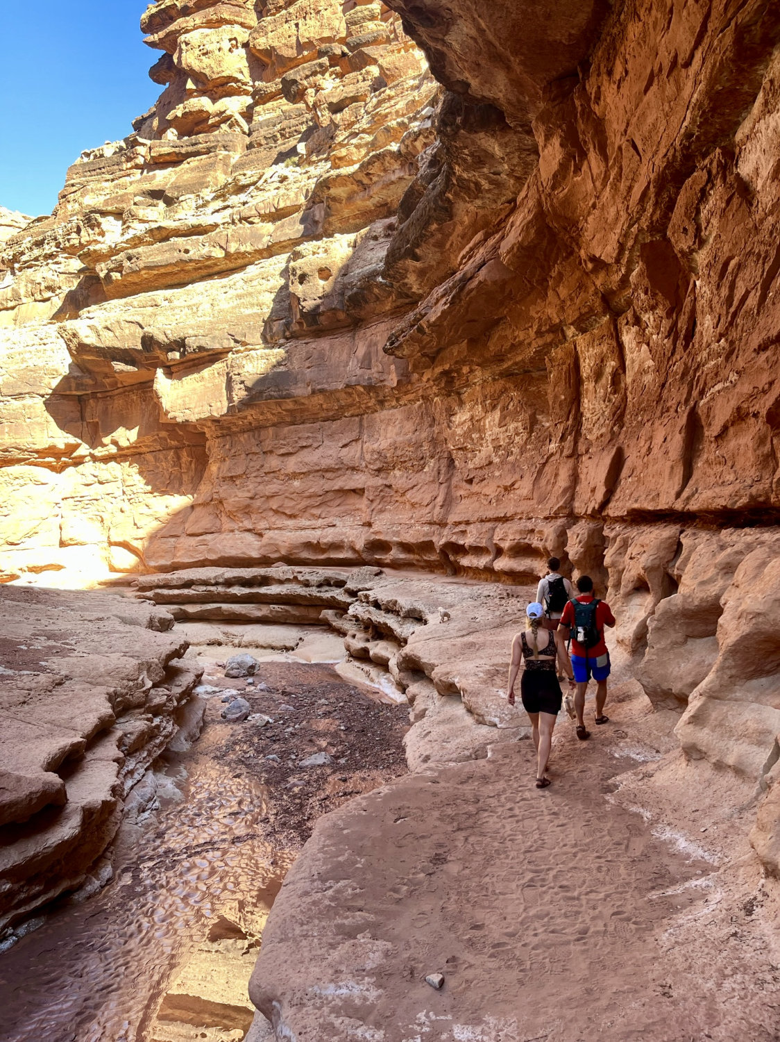 Cathedral Wash hike just south of Page Arizone near Marble canyon