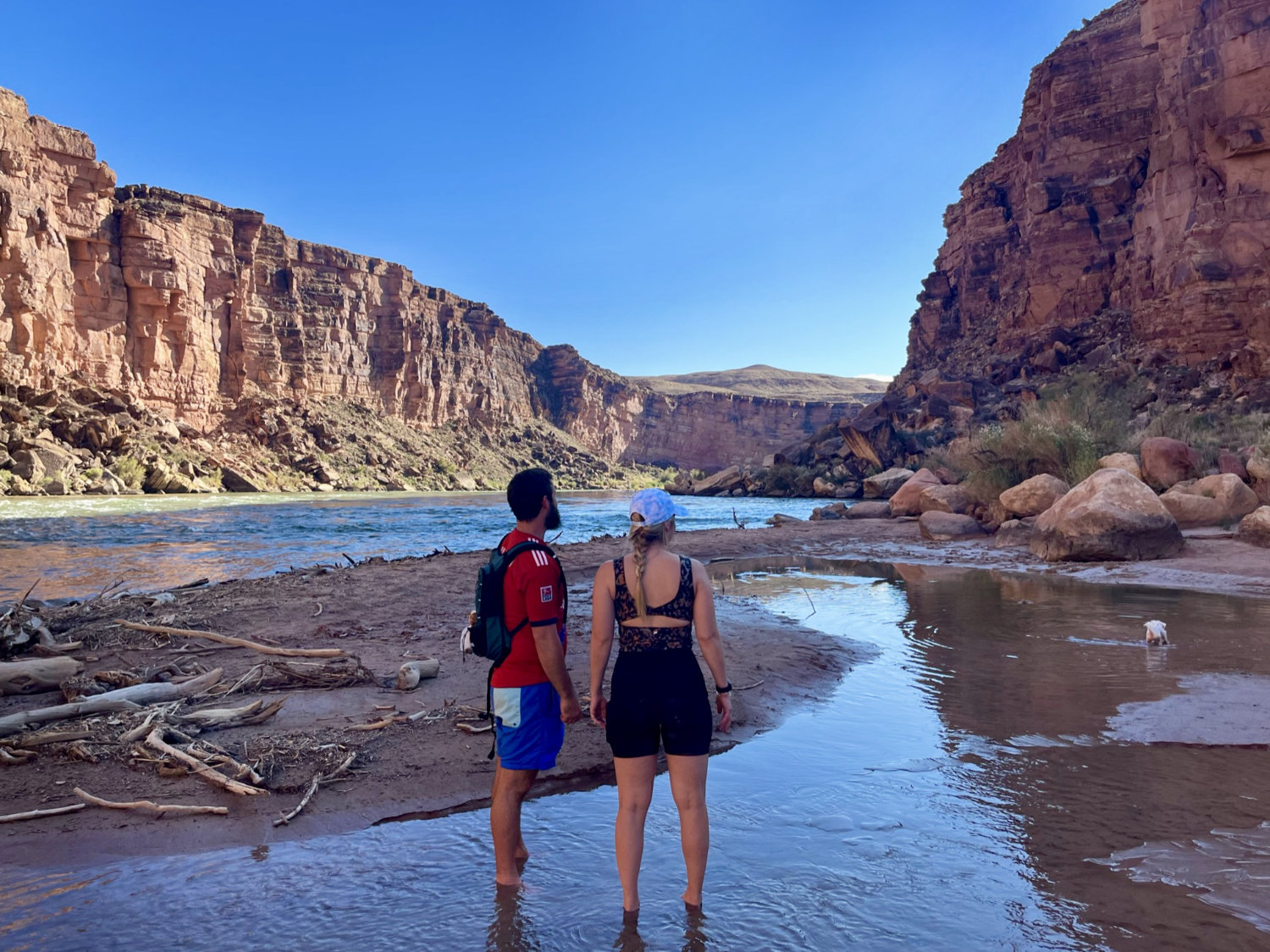 Cathedral Wash hike just south of Page Arizone near Marble canyon