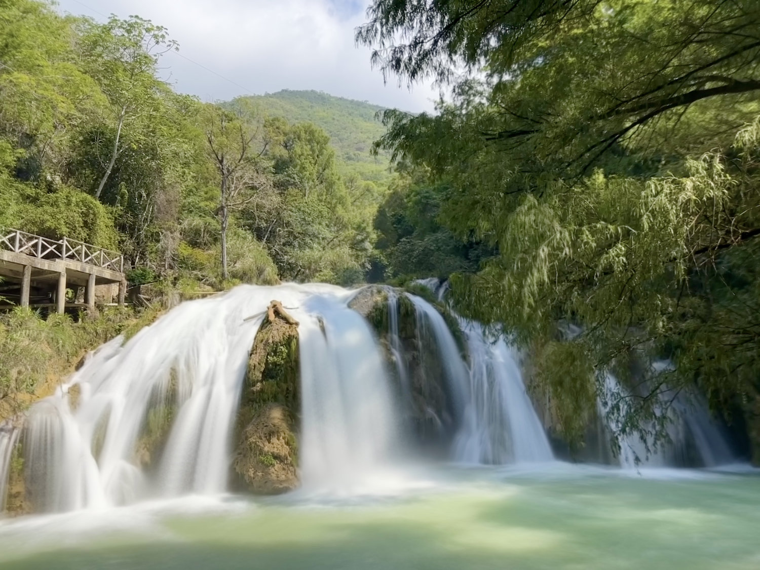 Cascada El Suspiro long exposure