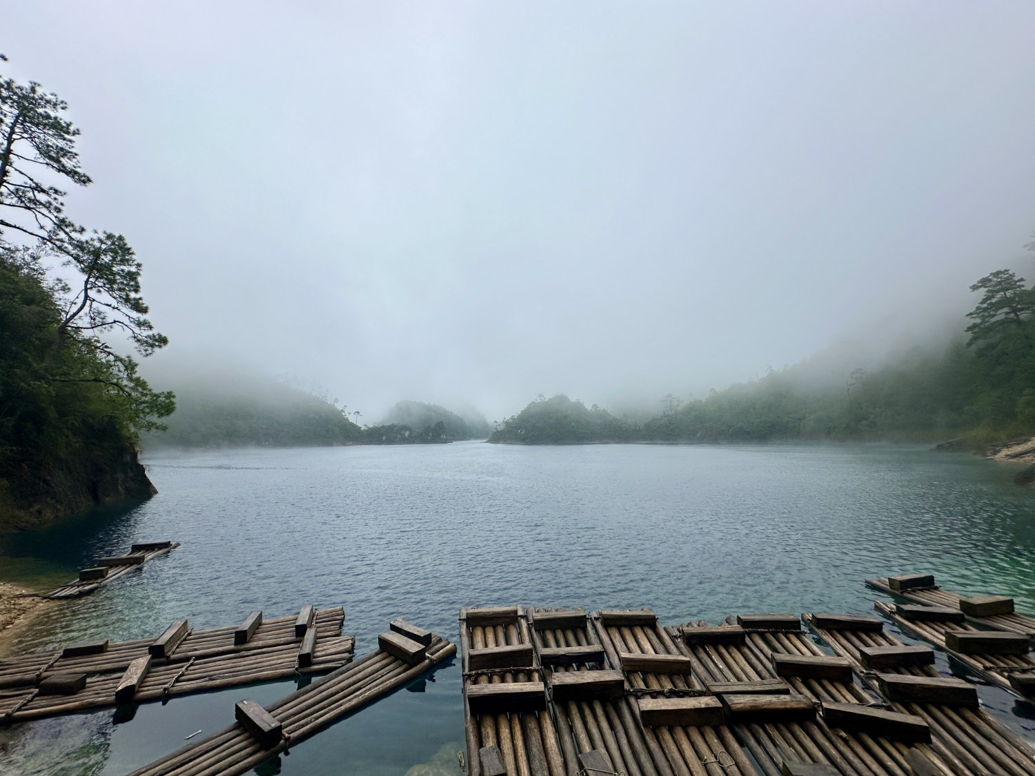 Lagos de Montebello cloud forest mist