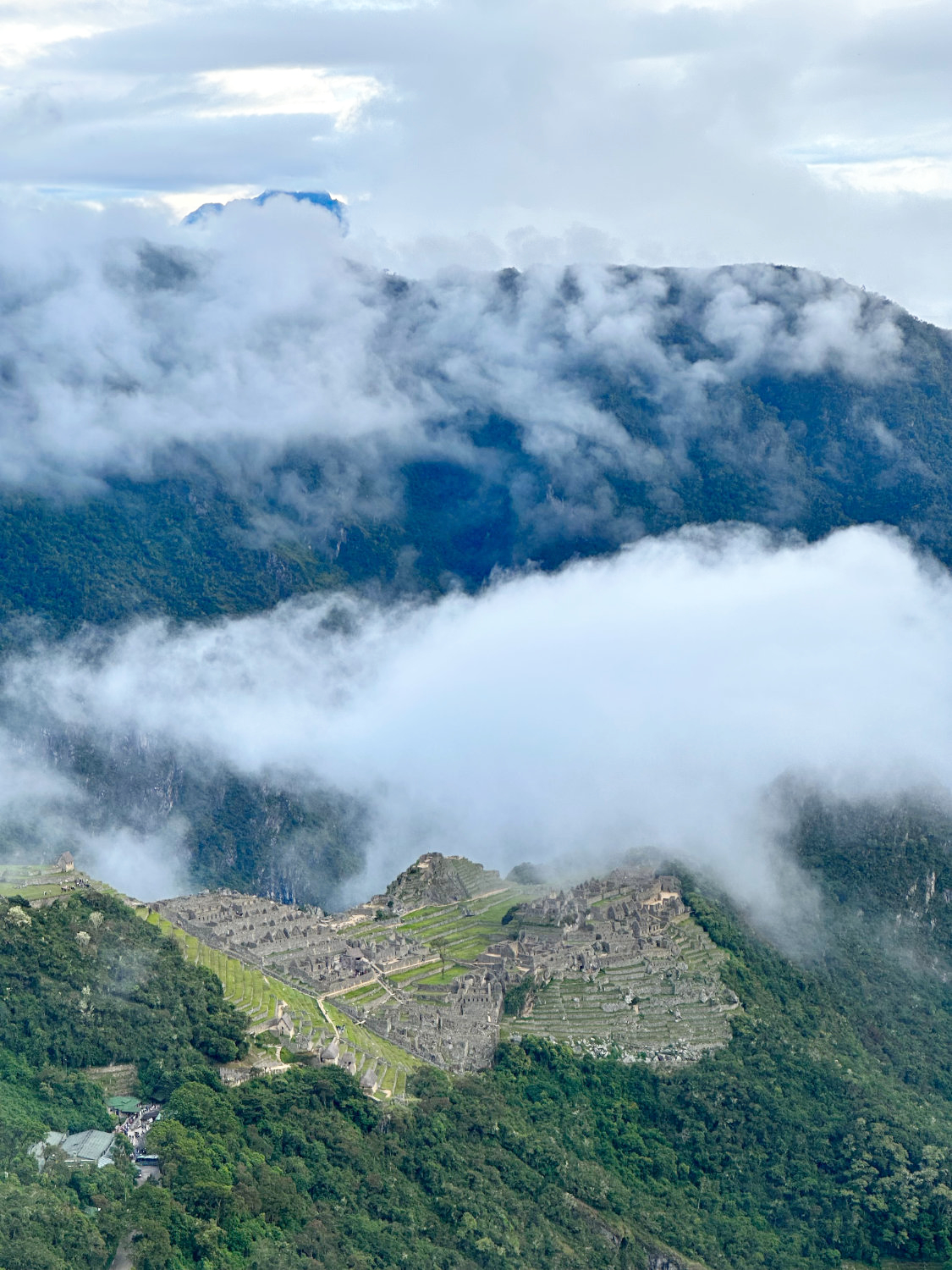 Machu Picchu view from the sun gate