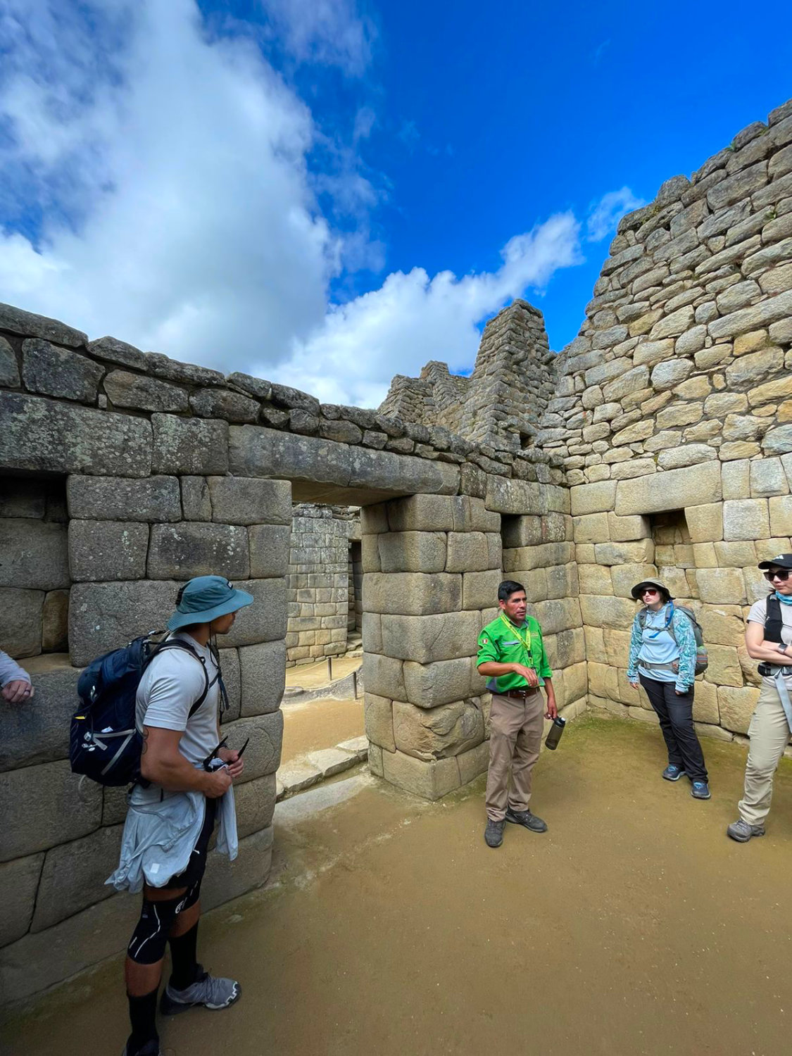 local guide giving tour