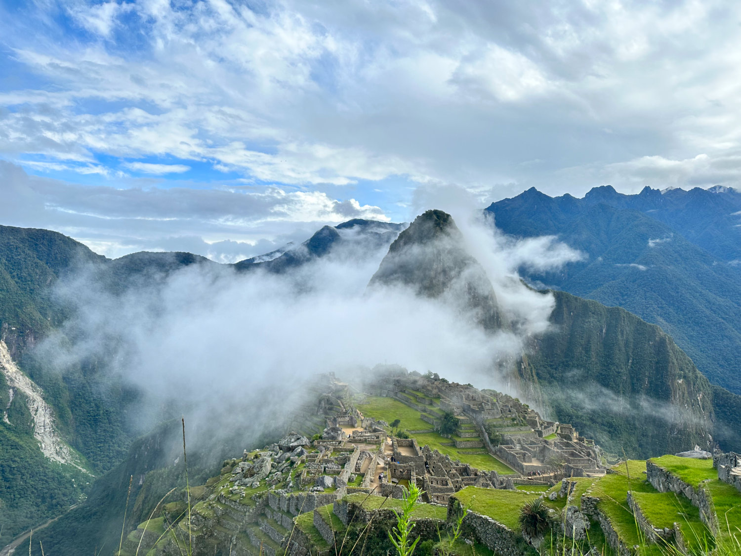 Machu Picchu iconic view