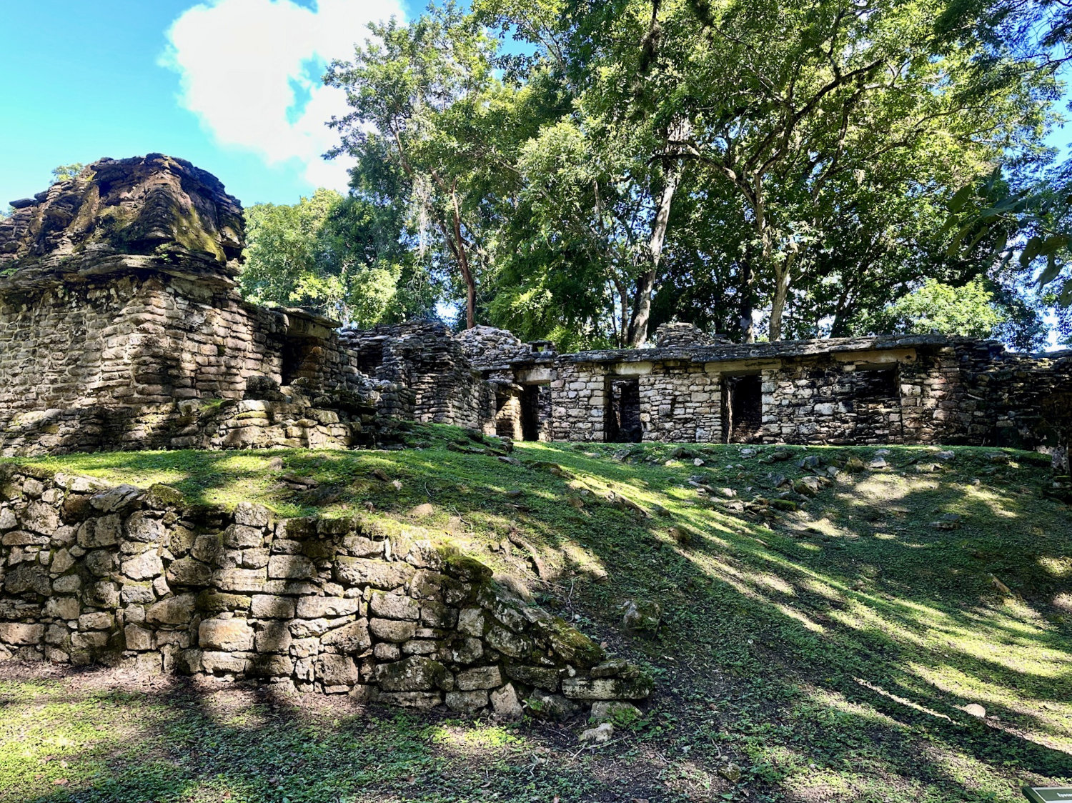 View of the Gran Plaza at Yaxchilan