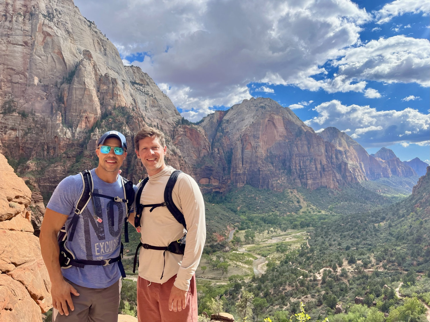 Angels Landing hike in Zion National Park.