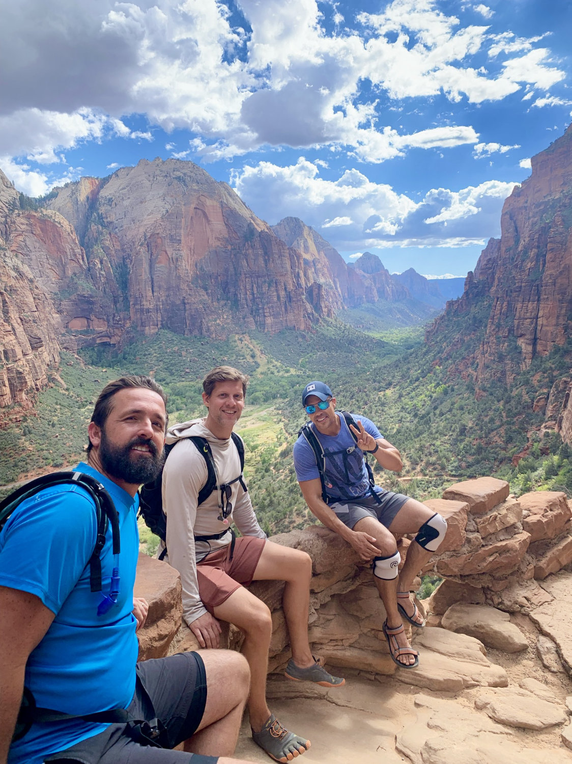 Angels Landing hike in Zion National Park.