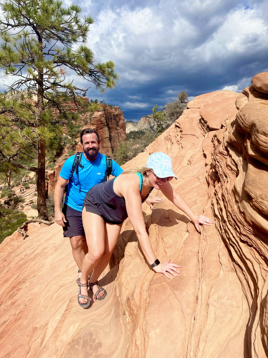 Angels Landing hike in Zion National Park.