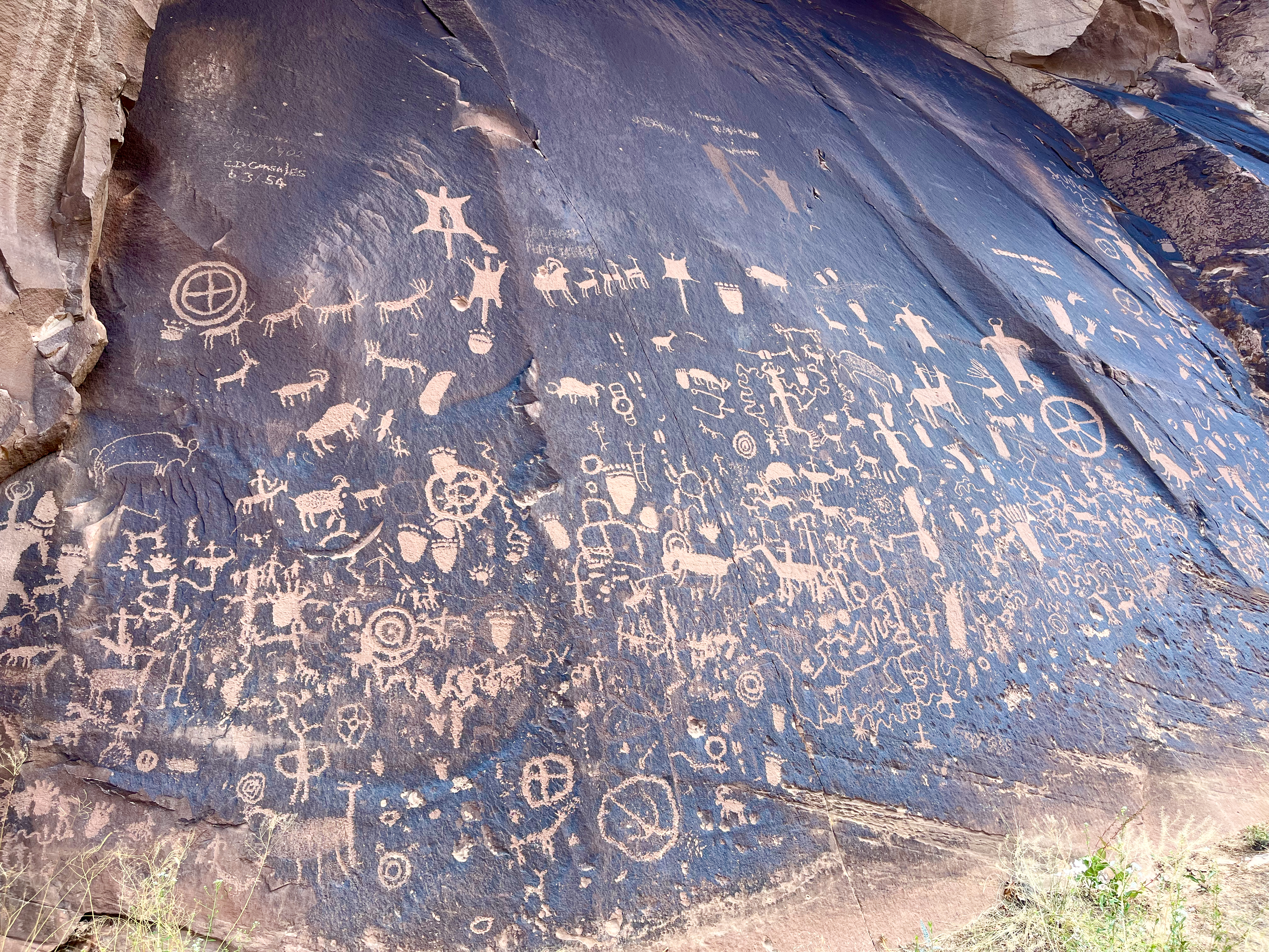 Newspaper Rock in Canyonlands National Park